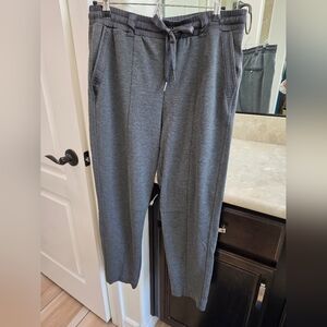 White House Black Market Gray Jogger Sweatpants And Hoodie 2-Piece Set